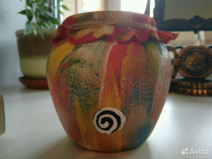 Баночка-сувенир ручной работы