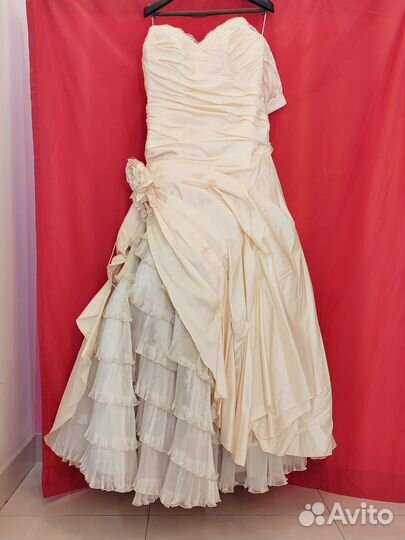 Свадебное платье 44 46 новое