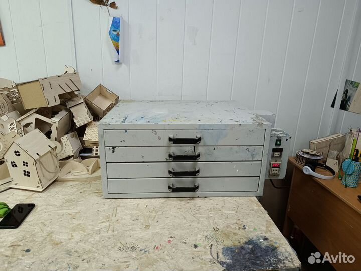 Карусель для шелкографии с оборудованием