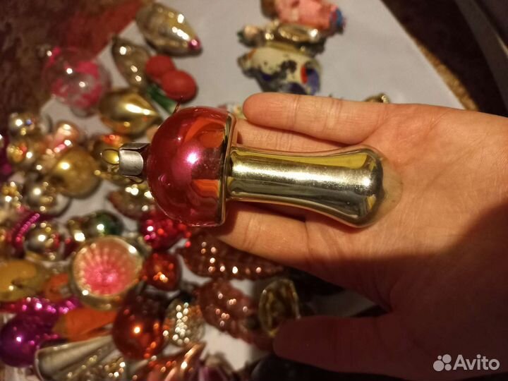 Елочные игрушки СССР гриб