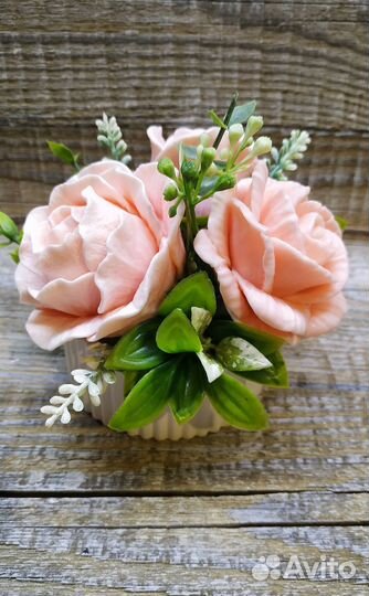 Мыльный букет