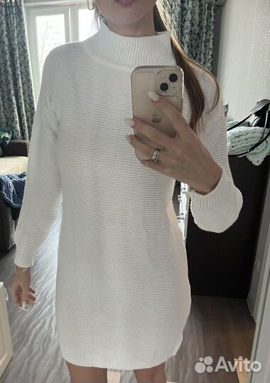 Платье свитер женское