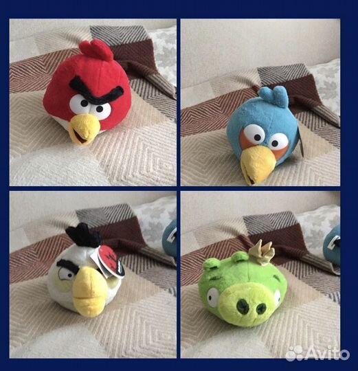 Мягкие птички-подушки Angry Birds