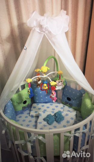 Бортики в кроватку