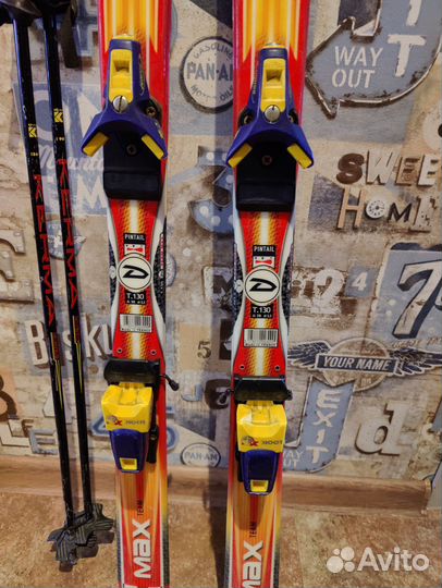 Горные лыжи 130 +палки