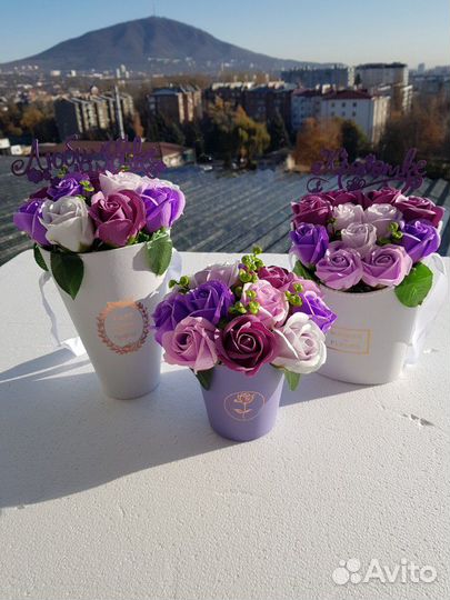 Мыльные розы цветы