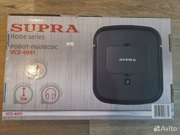 Новый робот-пылесос supra vcs-4091