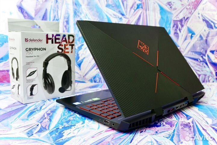 Мощный игровой ноутбук HP / GTX