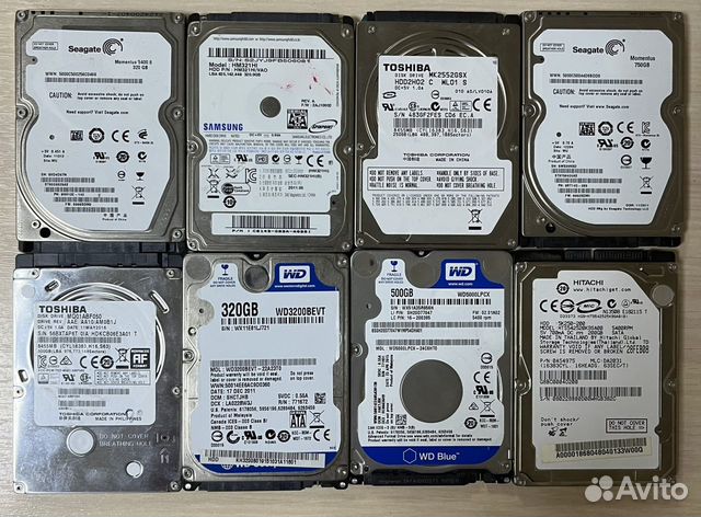 Жесткие диски для ноутбуков