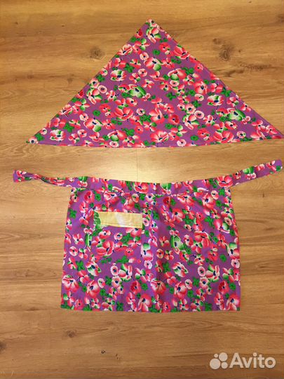 Косынка с фартуком