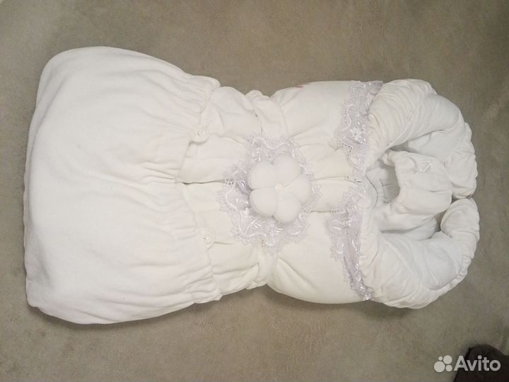 Зимний конверт(комплект) на выписку