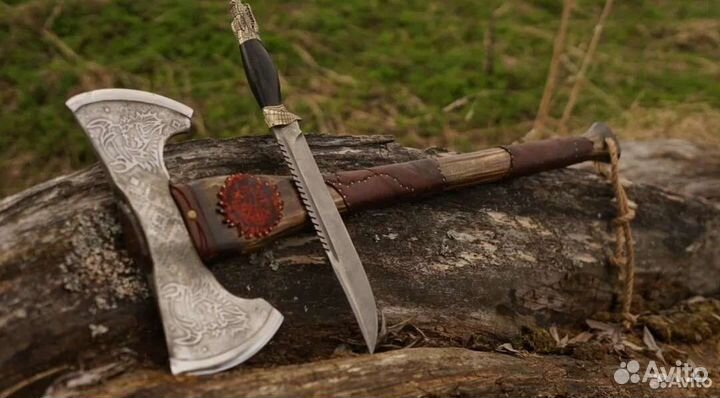 Топор кованый Викинг двусторонний