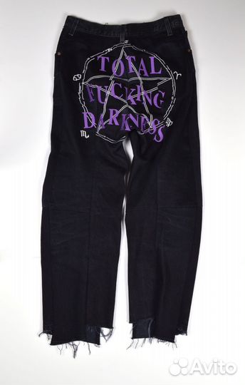 Vetements Total Fucking Darkness джинсы