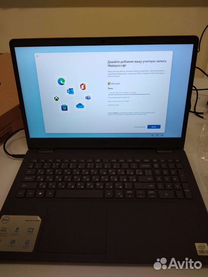 Новый ноутбук Dell inspirion 3501