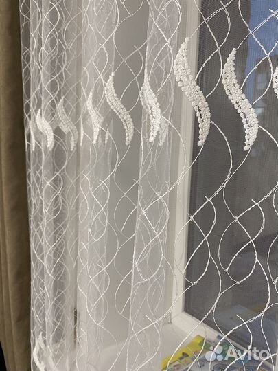 Тюль новая