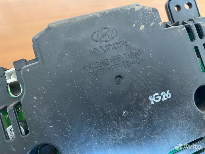 Щиток приборов Хендэ Солярис АКПП 940034L010