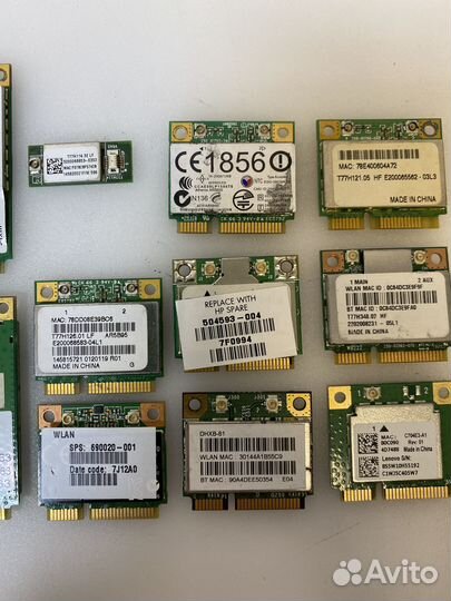 Сетевые карты, модули Wifi