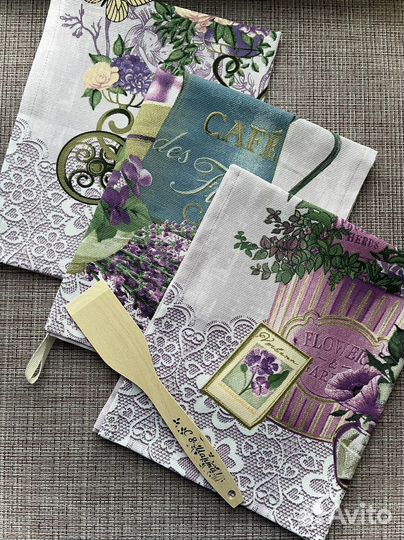Набор полотенец «Лавандовый прованс» 3 шт.+лопатка