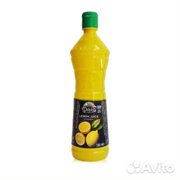 Сок лимонный концентрированный delphi,380 мл, пл/б