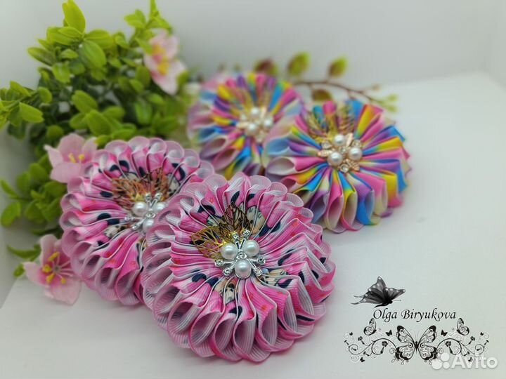 Резинки для волос ручной работы