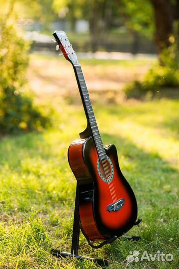 Акустическая гитара Starlord Cobain 38 крас-черн