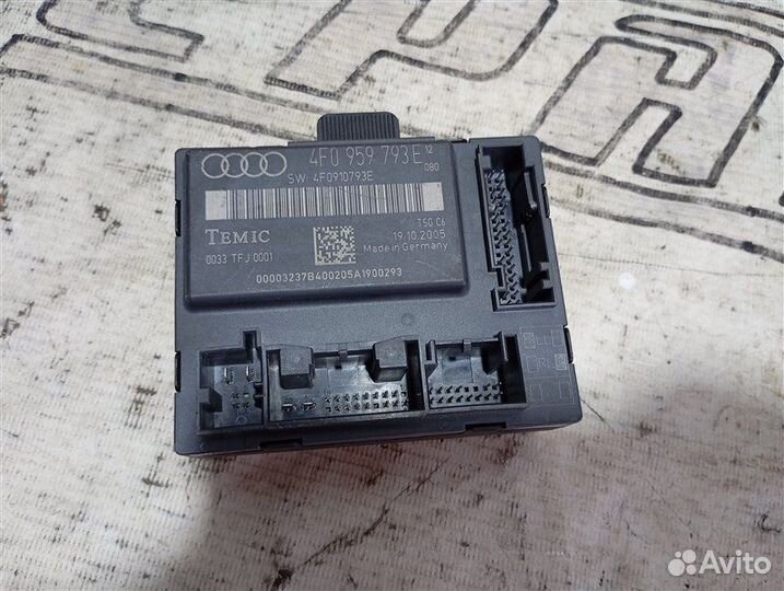 Блок управления двери передний правый Audi A6 C6