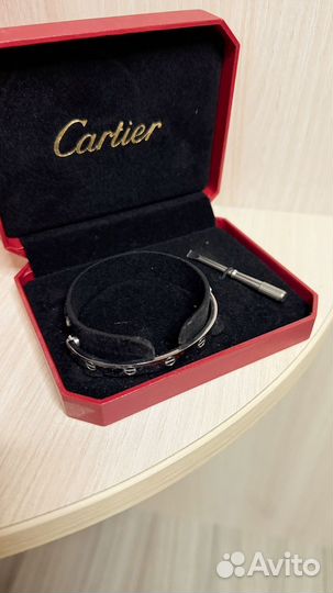 Браслет cartier love без вставок