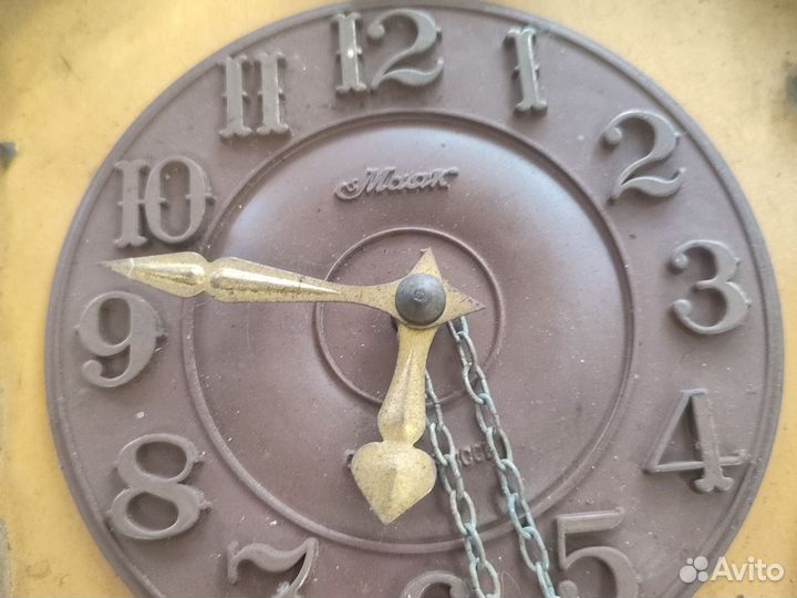 Красивые часы СССР с кукушкой