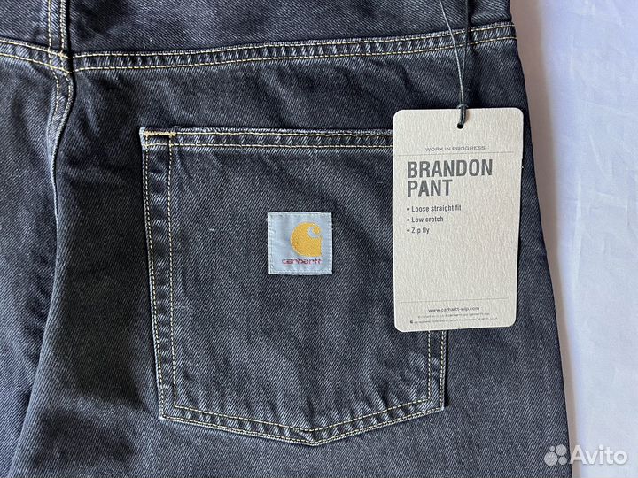 Джинсы Carhartt Brandon Black Washed Оригинал