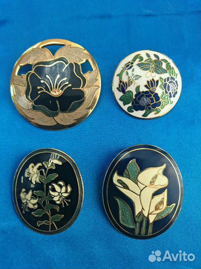 Брошь Клуазоне