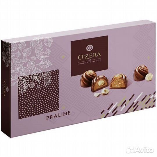 Опт - Набор конфет OZera praline с дробленым и