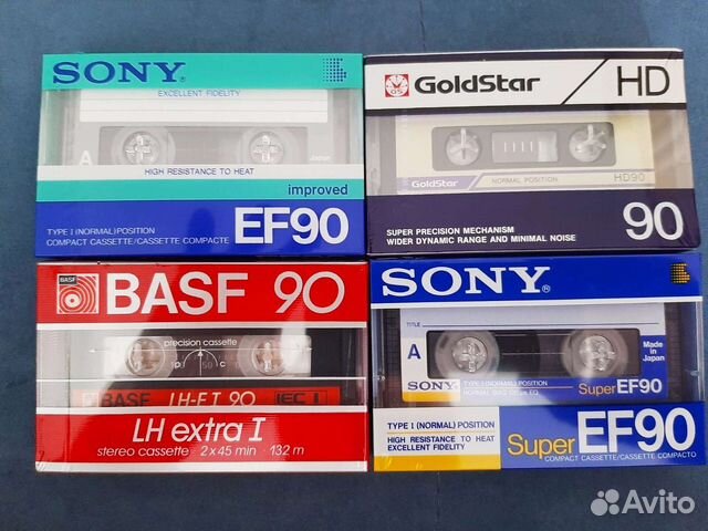 Аудиокассеты basf 90