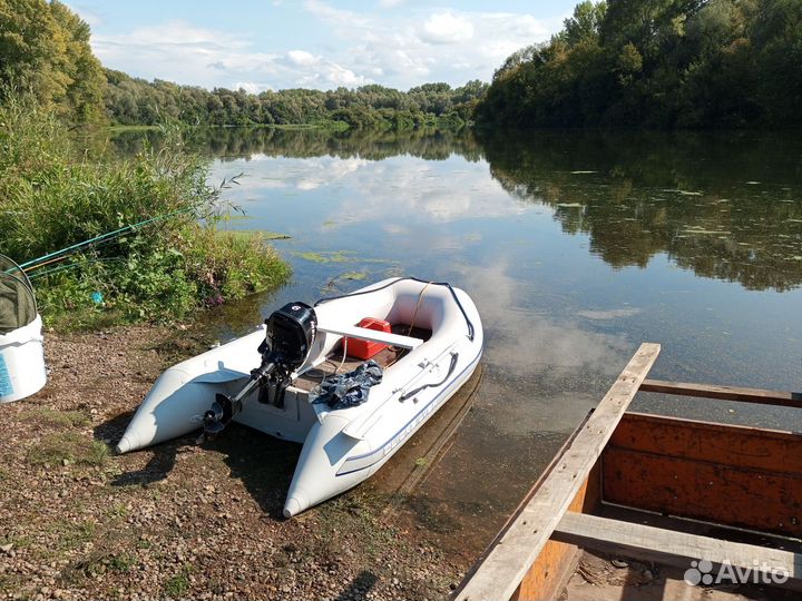 Надувная лодка с мотором квиксильвелр