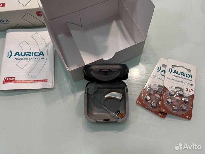 Слуховой аппарат аурика атом