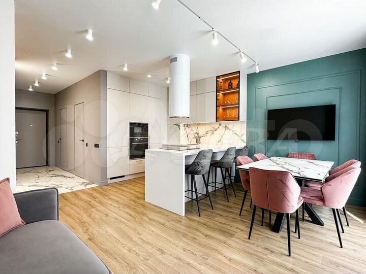 3-к. квартира, 86,5 м², 2/24 эт.