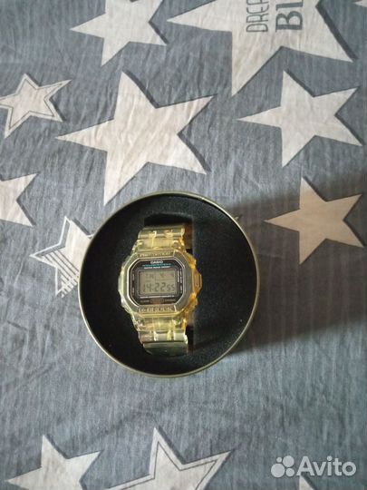 Прозрачные Casio G-shock DW-5600E-1V EU