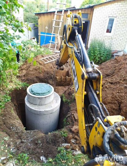 Услуги. Аренда Экскаватор- погрузчик. Гидромолот