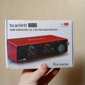 Внешняя Звуковая карта focusrite scarlett 3rd gen