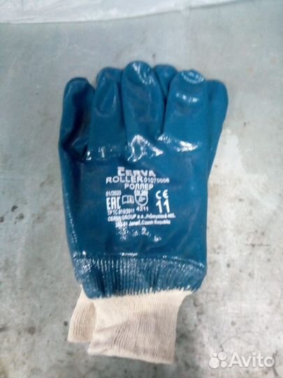 Перчатки рабочие прорезиненные