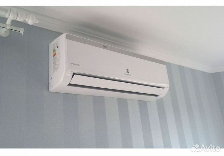 Сплит система с установкой