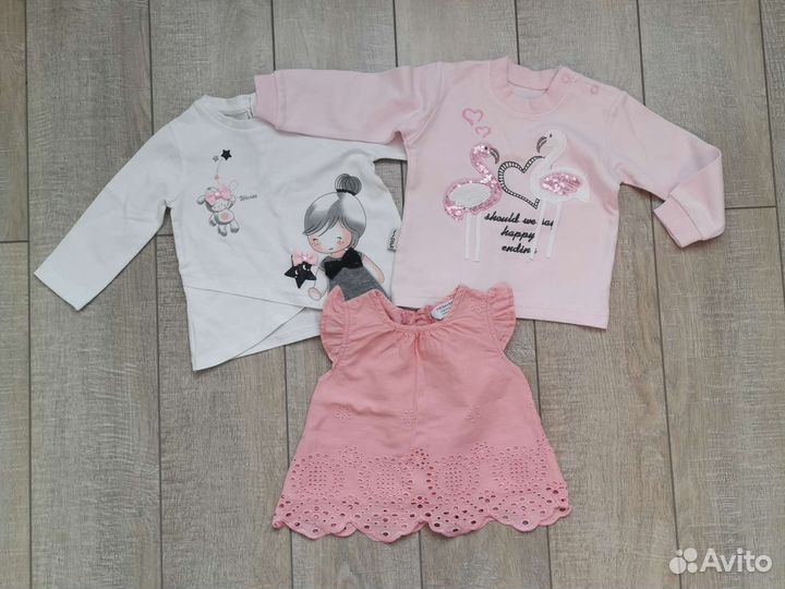 Вещи для девочки 9-12 месяцев