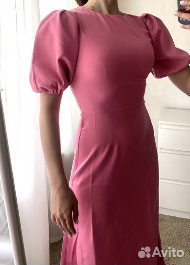 Платье розовое