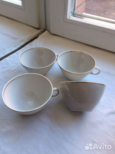 Чашки чайные стаканы блюдца