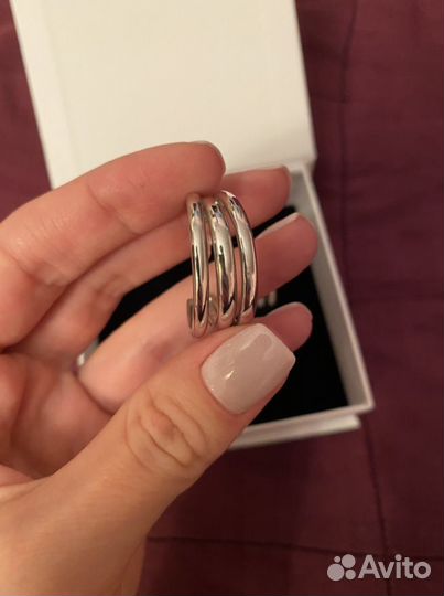 Серебряные серьги 925 пробы. Новые