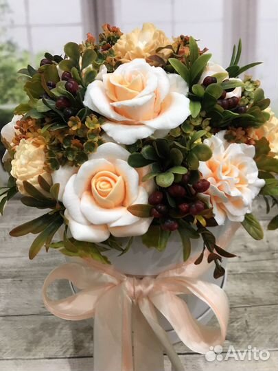 Букет цветов из мыла