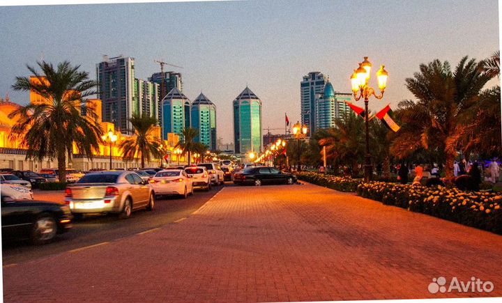 Поездка в ОАЭ, Шарджу на 5 нч перелет, прож-ие