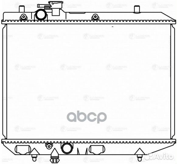 Радиатор охл. для а/м Lifan Smily (08) 1.3i M