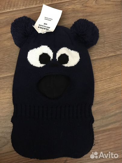 Шапка шлем для мальчика новая 48