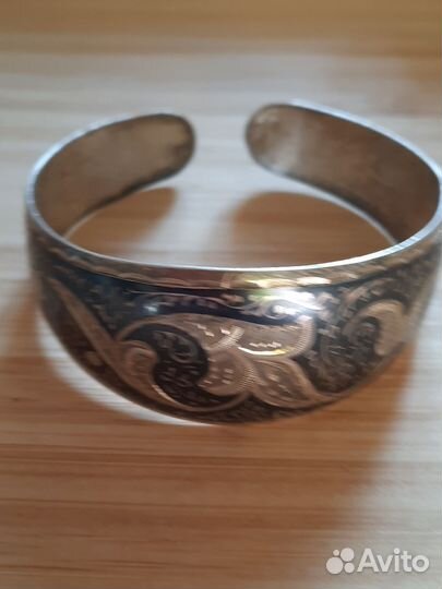 Серебряный браслет СССР