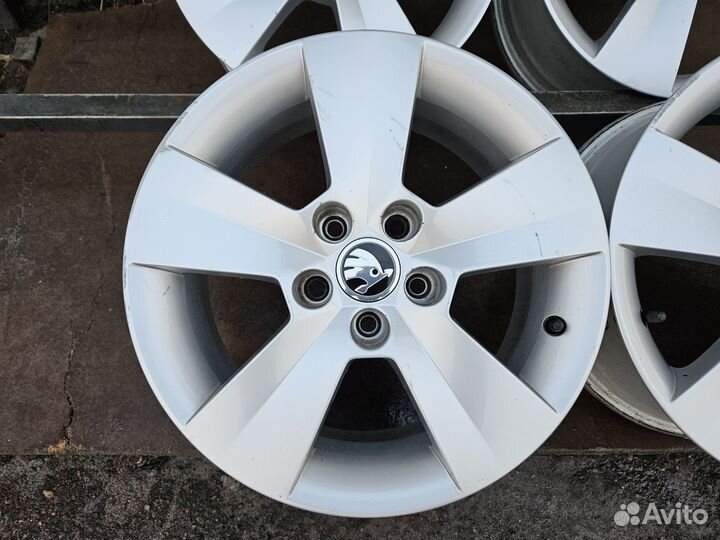 Диски литые r15 5x100 оригинал Skoda